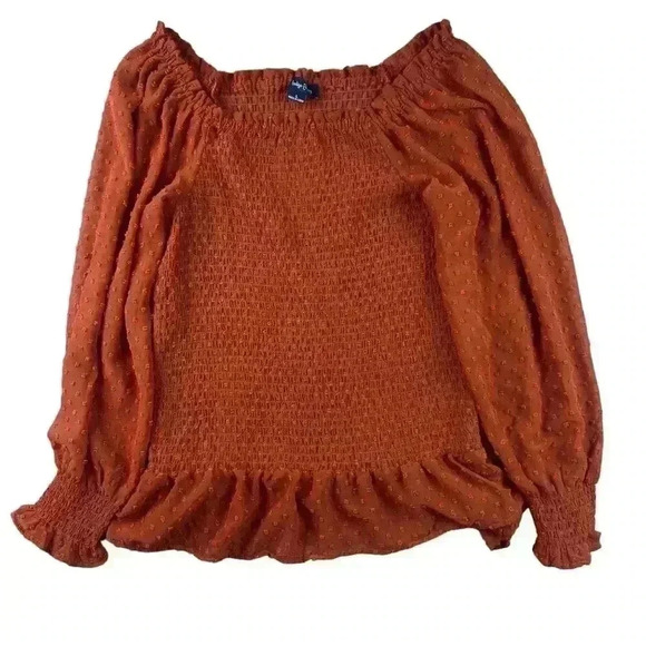 Indigo Poppy Tops - Women’s Indigo Poppy Top Size Large